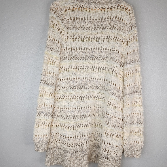 NWT- Anthropologie Knitted & Knotted Wool Blend Knit Long Cardigan Sz L - Picture 6 of 14